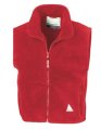 Kinder Bodywarmer Result Polartherm red